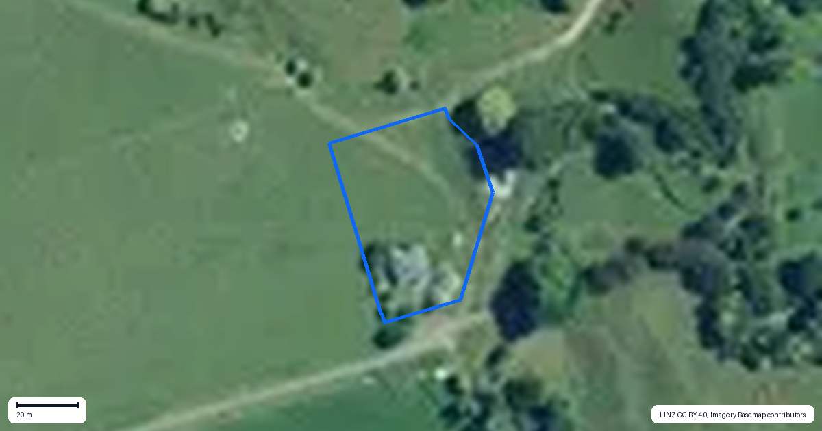 Property context map for 25 Wyborn Road, Te Aroha