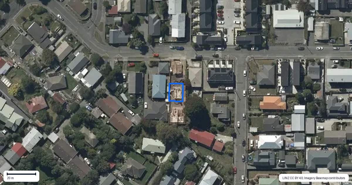 Property context map for 2/26 Hargest Crescent, Sydenham, Christchurch