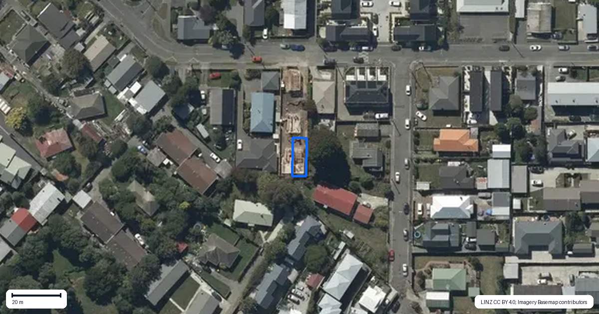 Property context map for 3/26 Hargest Crescent, Sydenham, Christchurch