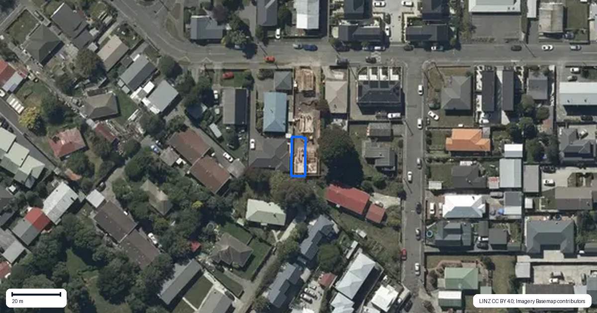 Property context map for 4/26 Hargest Crescent, Sydenham, Christchurch