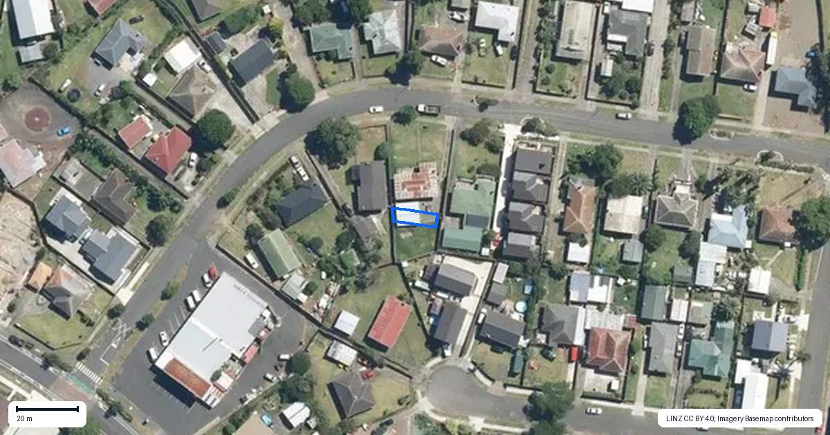 Property context map for 3/35 Imrie Avenue, Mangere, Auckland