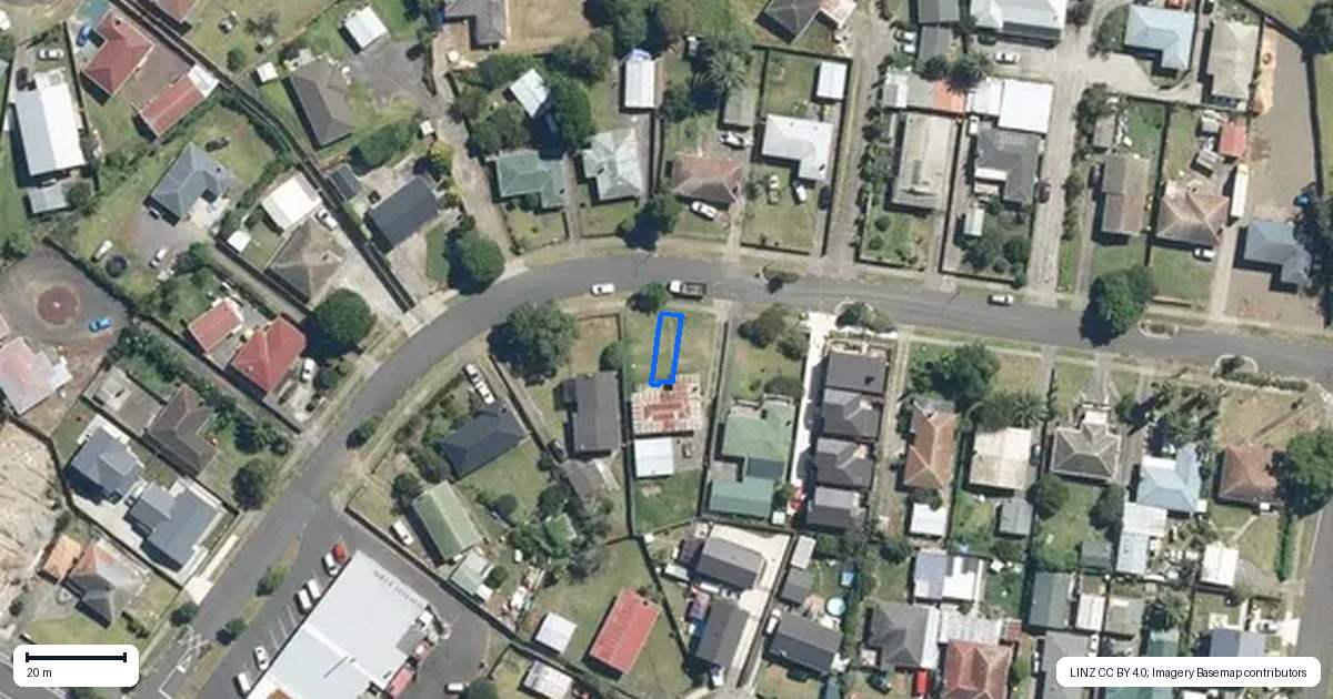 Property context map for 6/35 Imrie Avenue, Mangere, Auckland
