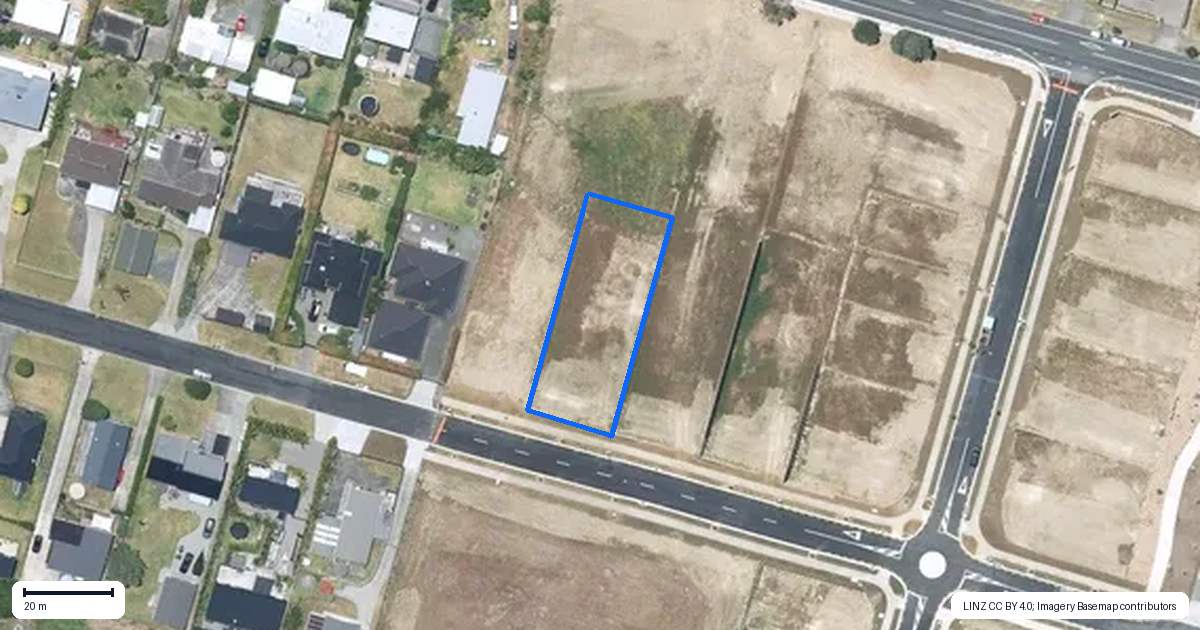 Property context map for 1C Karaka Road, Beachlands, Auckland