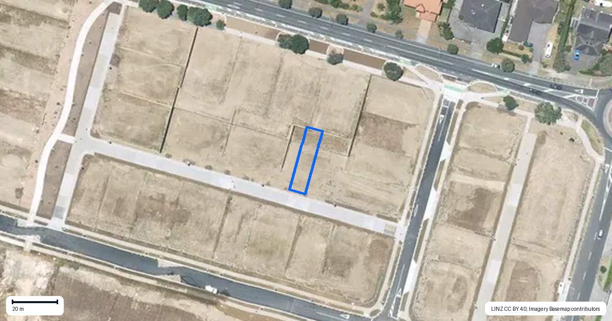Property context map for 24 Pito-Wai Lane, Beachlands, Auckland