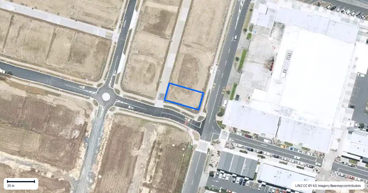 Property context map for 88 Mahutonga Avenue, Beachlands, Auckland
