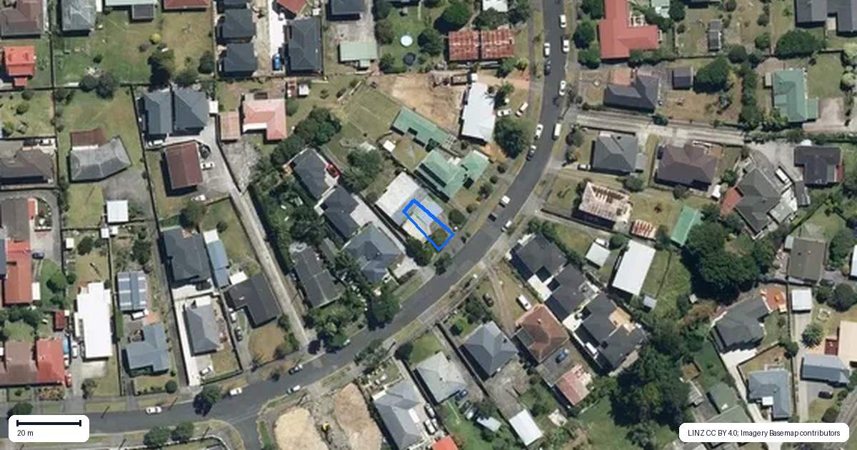 Property context map for 1/22 Cleland Crescent, Blockhouse Bay, Auckland