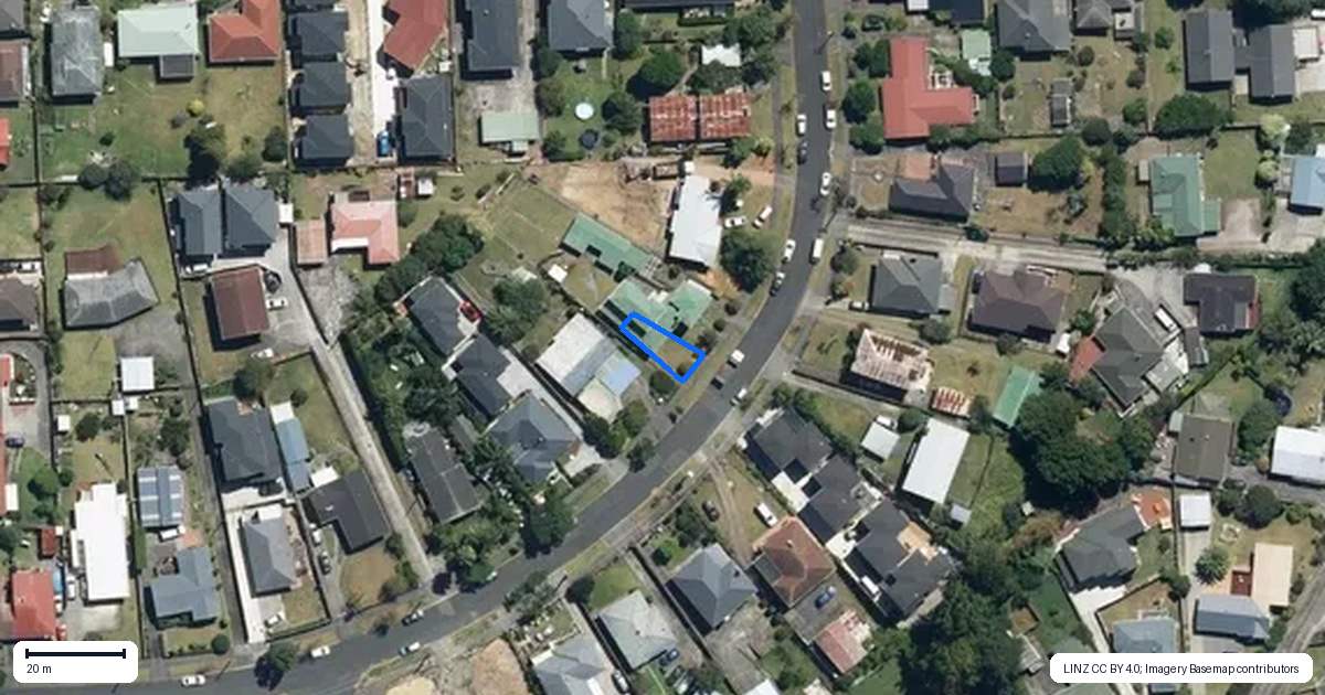 Property context map for 4/22 Cleland Crescent, Blockhouse Bay, Auckland