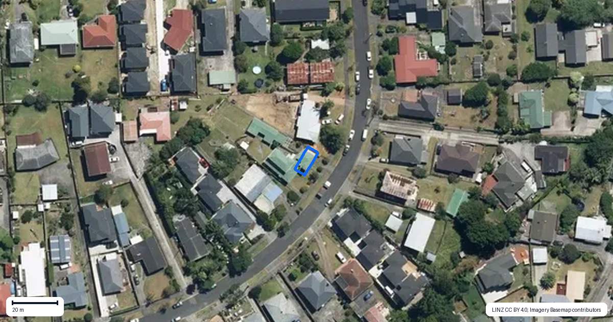Property context map for 5/22 Cleland Crescent, Blockhouse Bay, Auckland