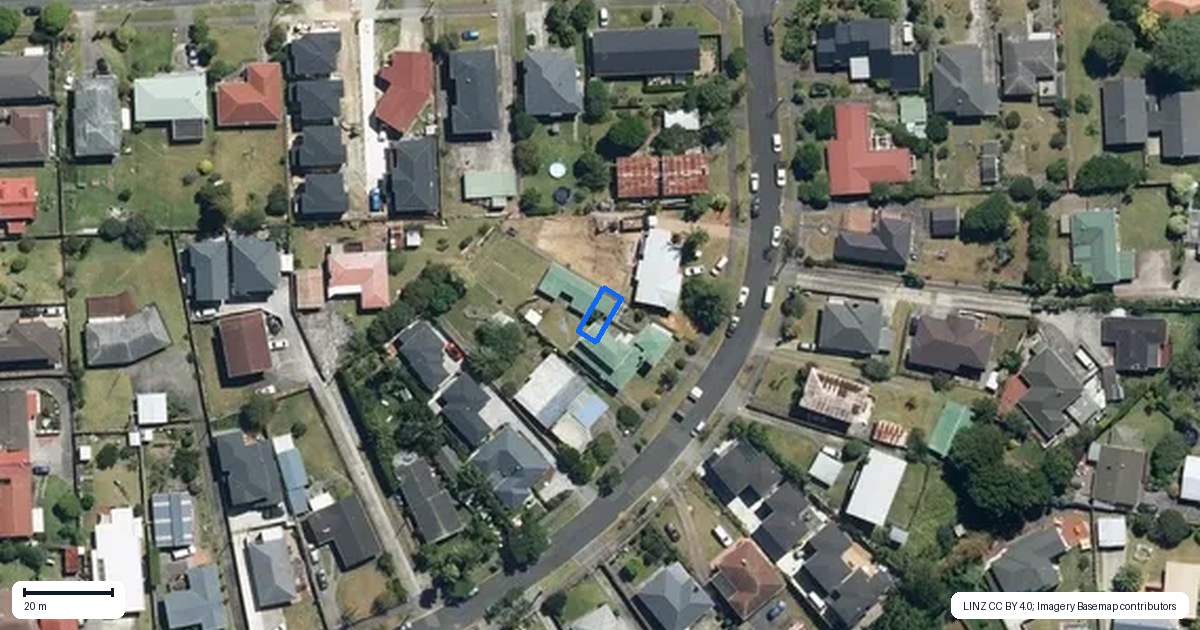Property context map for 8/22 Cleland Crescent, Blockhouse Bay, Auckland