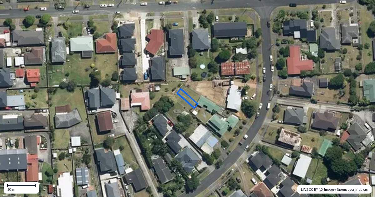 Property context map for 12/22 Cleland Crescent, Blockhouse Bay, Auckland