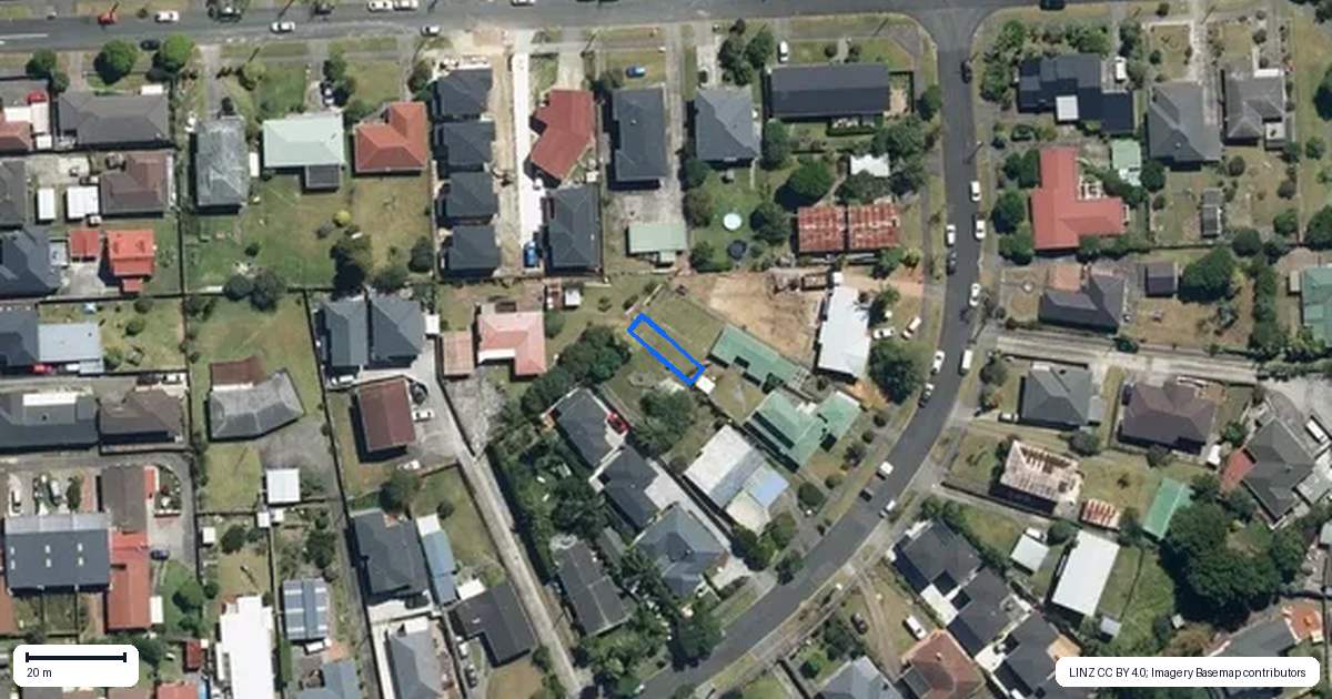 Property context map for 13/22 Cleland Crescent, Blockhouse Bay, Auckland
