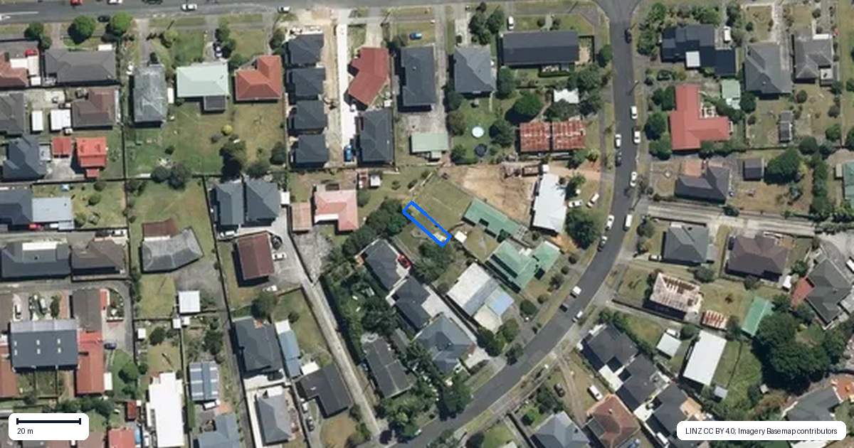 Property context map for 14/22 Cleland Crescent, Blockhouse Bay, Auckland