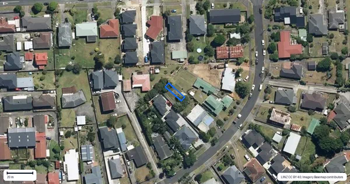 Property context map for 15/22 Cleland Crescent, Blockhouse Bay, Auckland