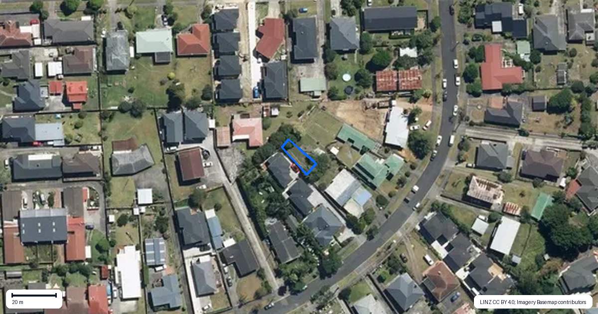 Property context map for 16/22 Cleland Crescent, Blockhouse Bay, Auckland