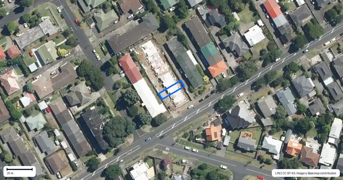 Property context map for 3/40 Campbell Road, Onehunga, Auckland