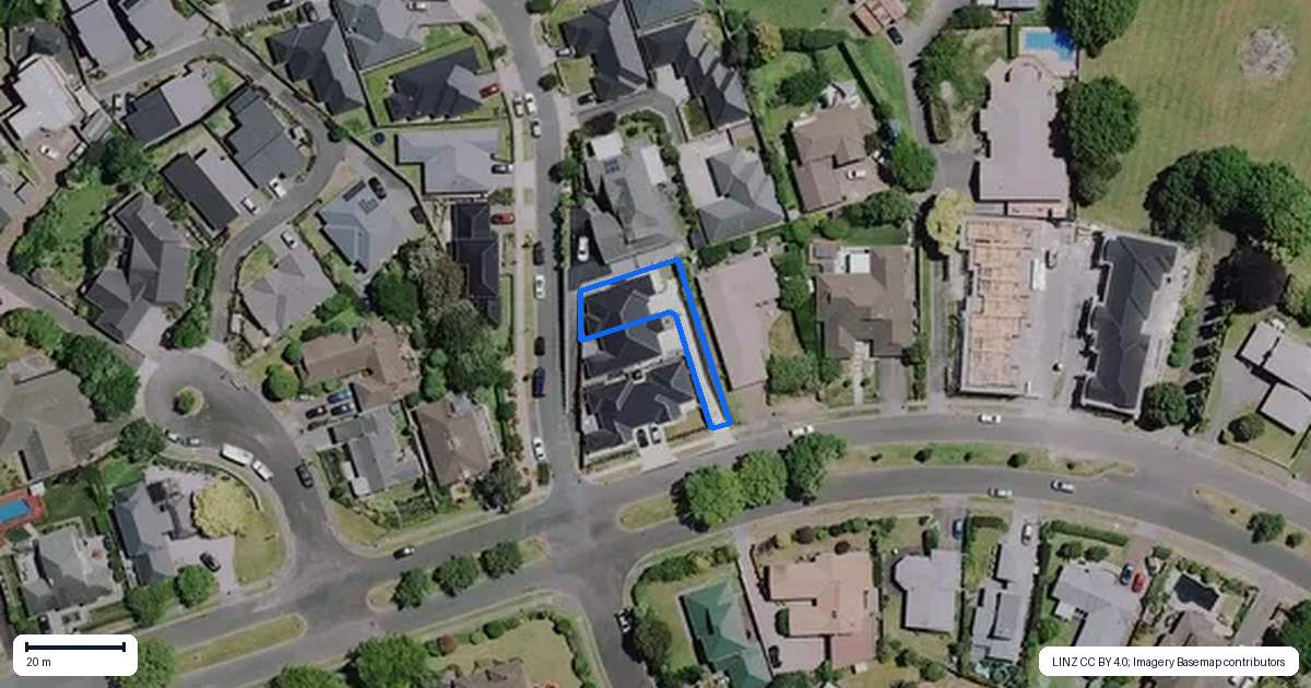 Property context map for 4/31 Harrowfield Drive, Harrowfield, Hamilton