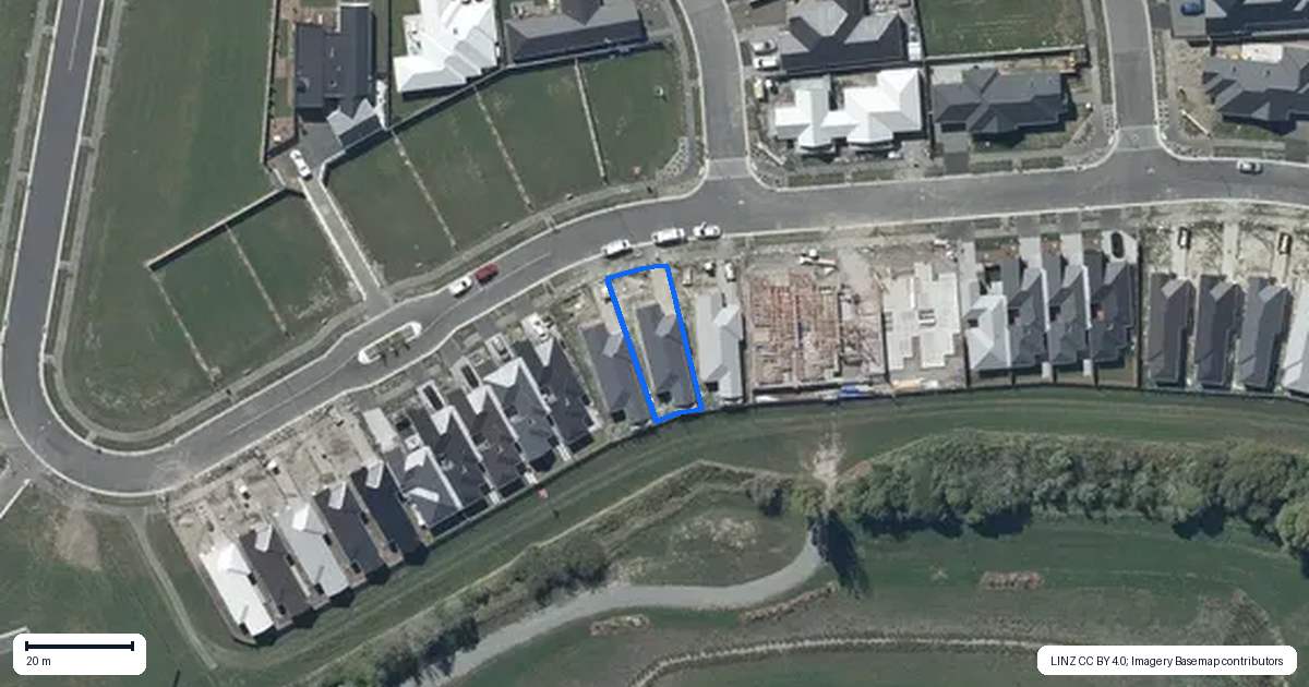 Property context map for 64 River Stone Drive, Halswell, Christchurch