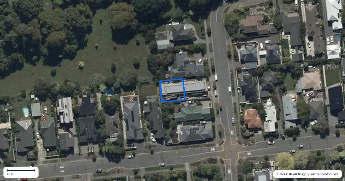 Property context map for 2/17 Rimu Street, Riccarton, Christchurch