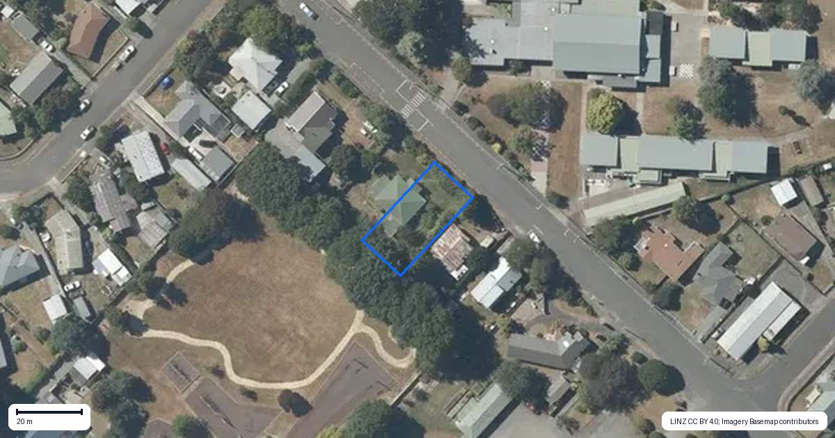Property context map for 35 Intermediate Street, Solway, Masterton