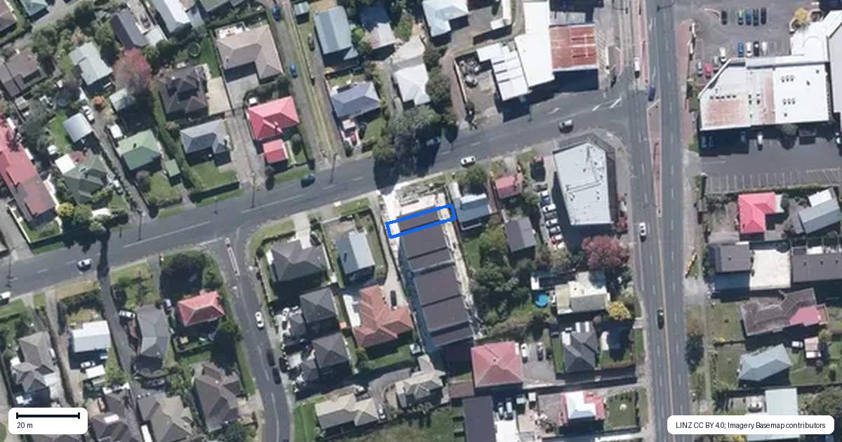 Property context map for 2/55 James Laurie Street, Henderson, Auckland