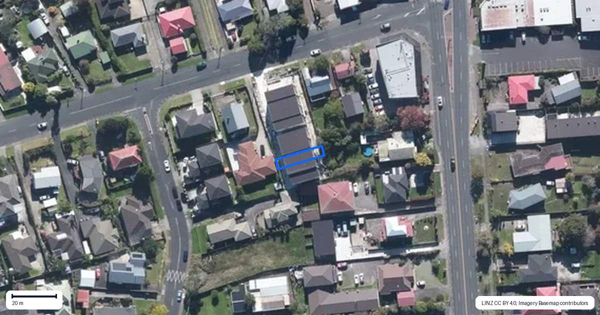 Property context map for 8/55 James Laurie Street, Henderson, Auckland
