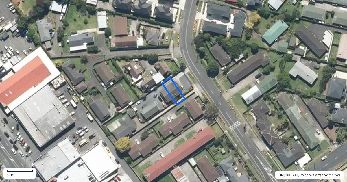 Property context map for 2/71 Wintere Road, Papatoetoe, Auckland