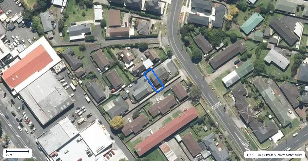 Property context map for 3/71 Wintere Road, Papatoetoe, Auckland