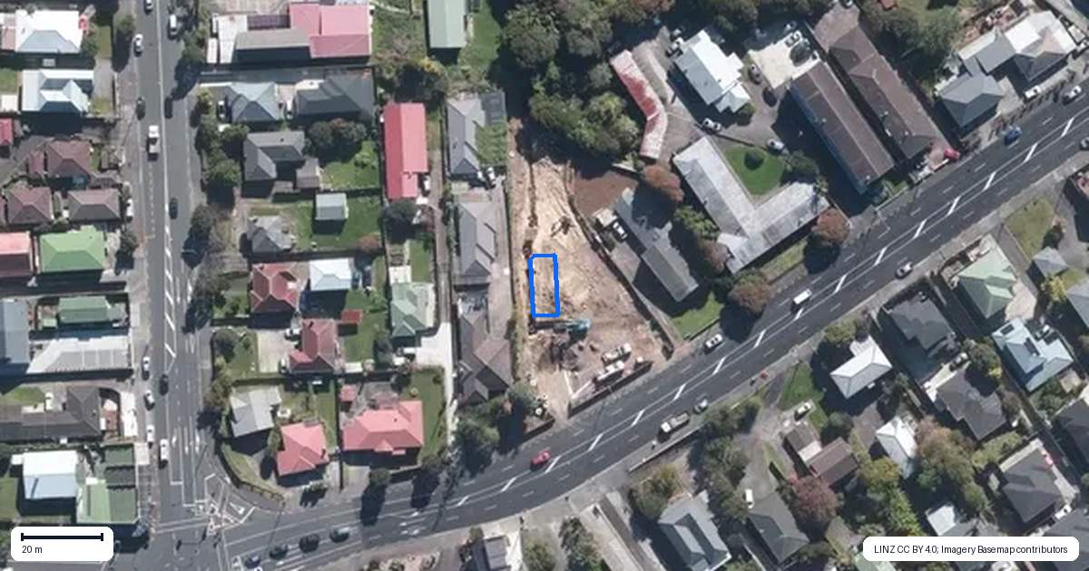 Property context map for 7/1229 New North Road, Avondale, Auckland