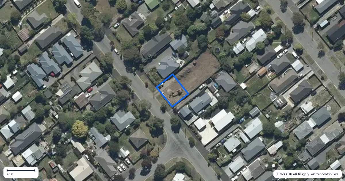 Property context map for 1/29 Flemington Avenue, North New Brighton, Christchurch