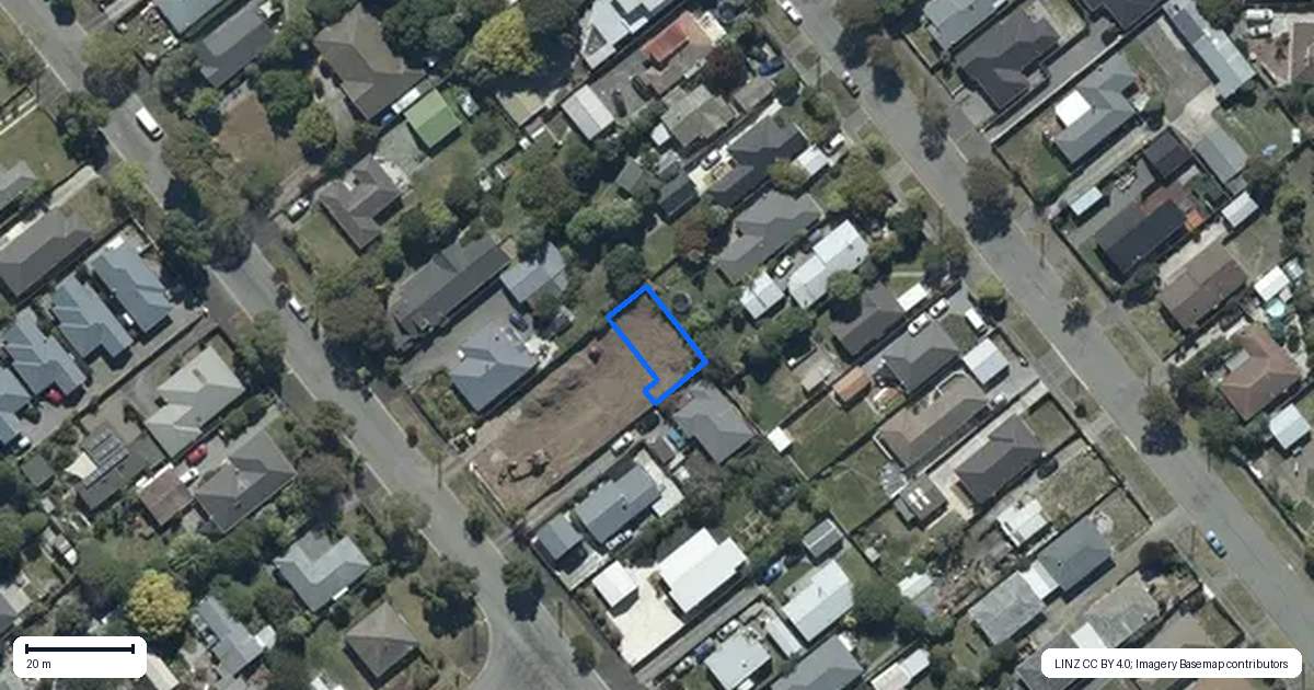 Property context map for 4/29 Flemington Avenue, North New Brighton, Christchurch