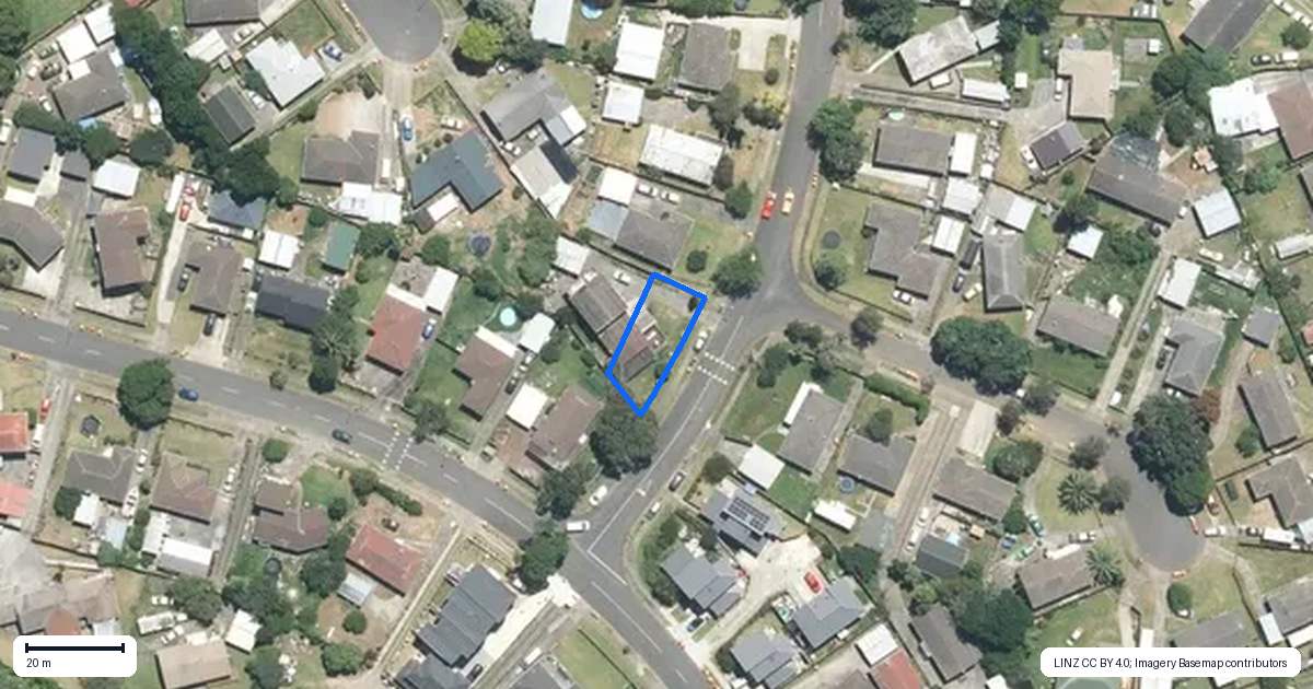 Property context map for 29A Smedley Street, Manurewa, Auckland
