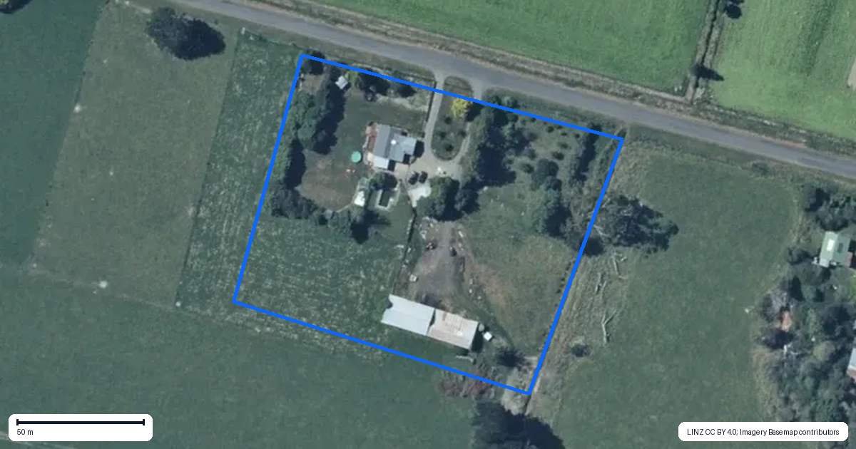 Property context map for 513 Tane Road, Opiki, Palmerston North