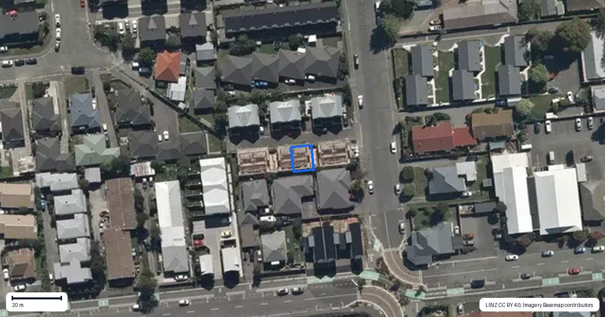 Property context map for 3/31 Division Street, Riccarton, Christchurch