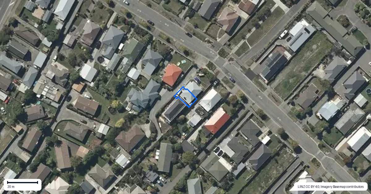 Property context map for 2/30 MacKenzie Avenue, Woolston, Christchurch