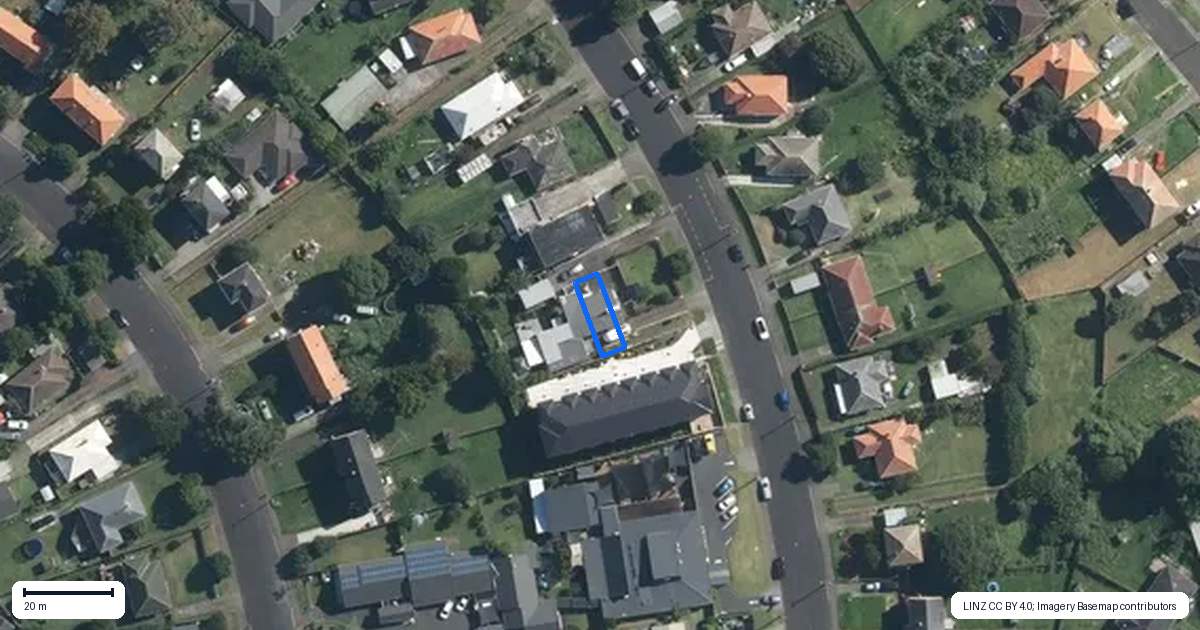 Property context map for 4/53 Court Crescent, Panmure, Auckland