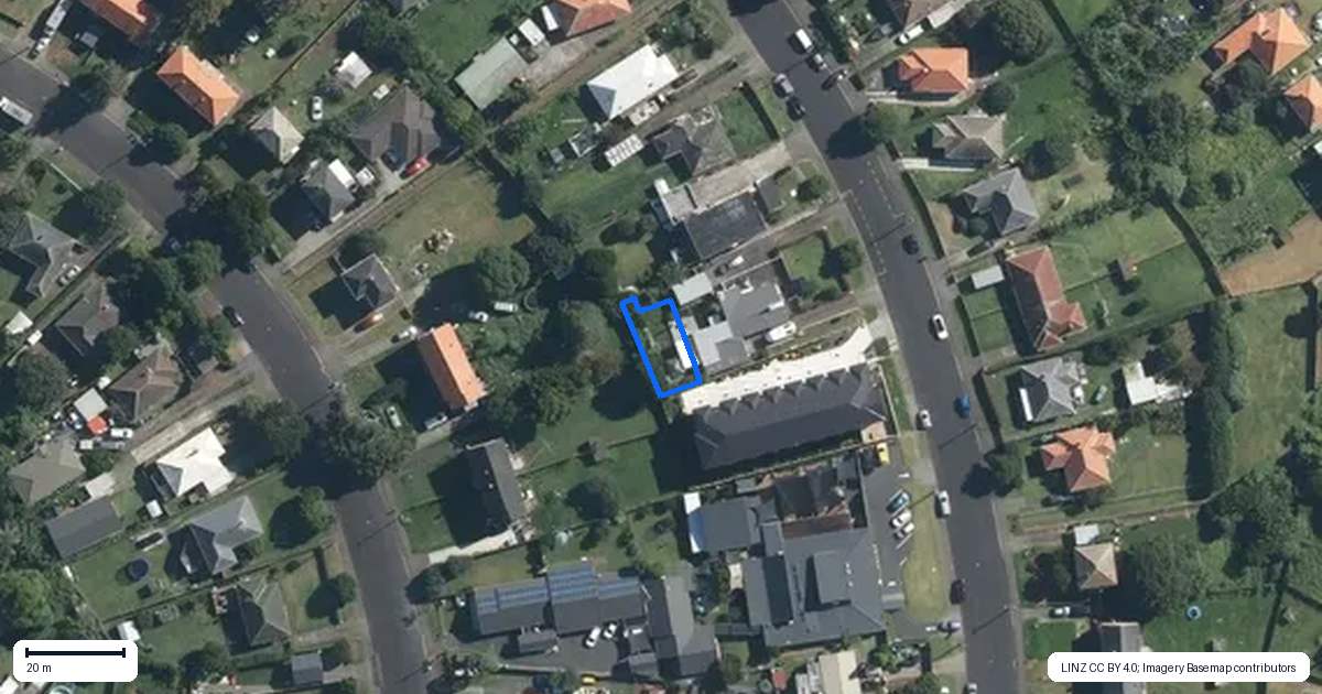 Property context map for 8/53 Court Crescent, Panmure, Auckland
