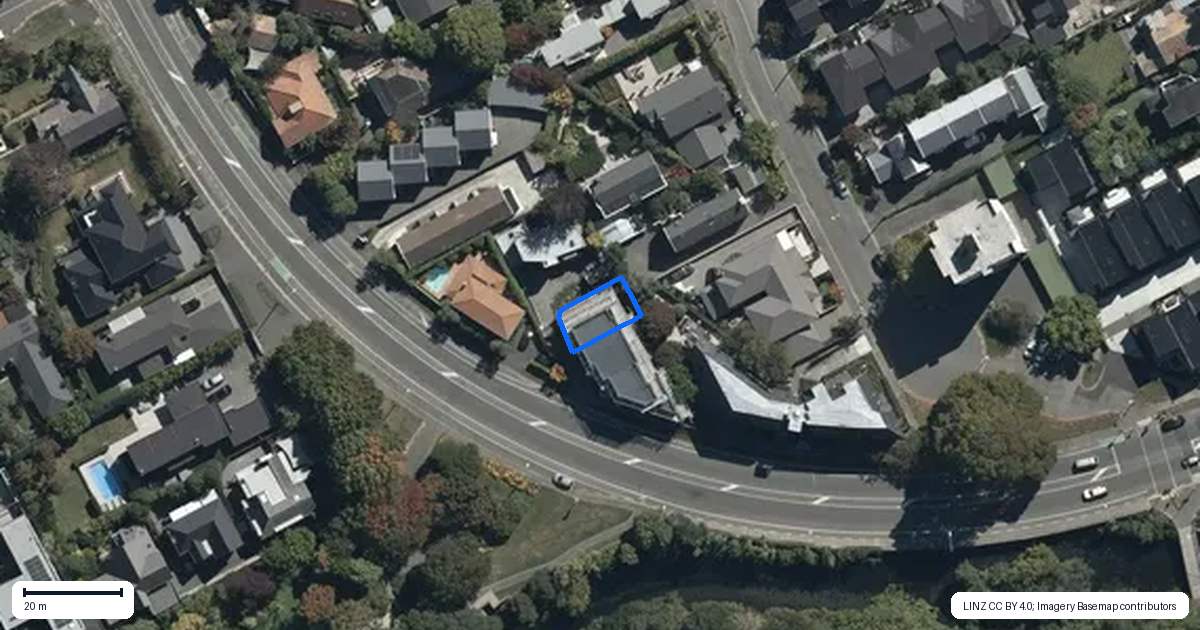 Property context map for 3/11 Carlton Mill Road, Merivale, Christchurch