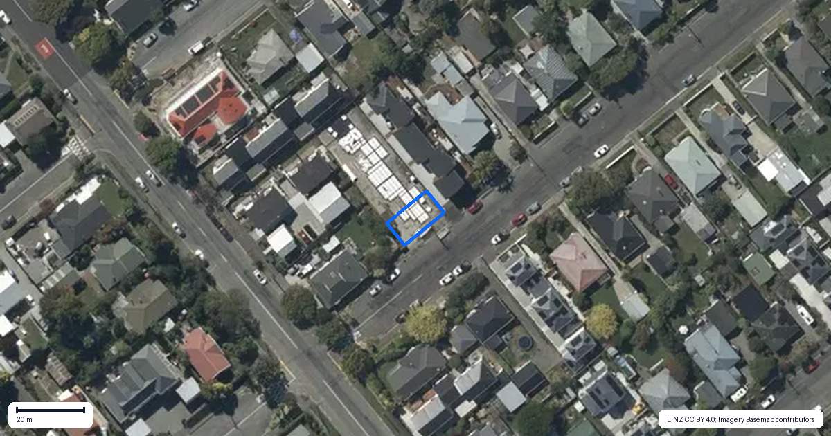 Property context map for 1/27 Redruth Avenue, Spreydon, Christchurch