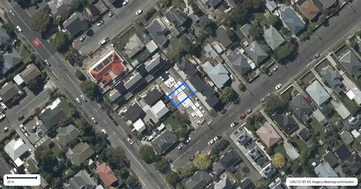 Property context map for 3/27 Redruth Avenue, Spreydon, Christchurch