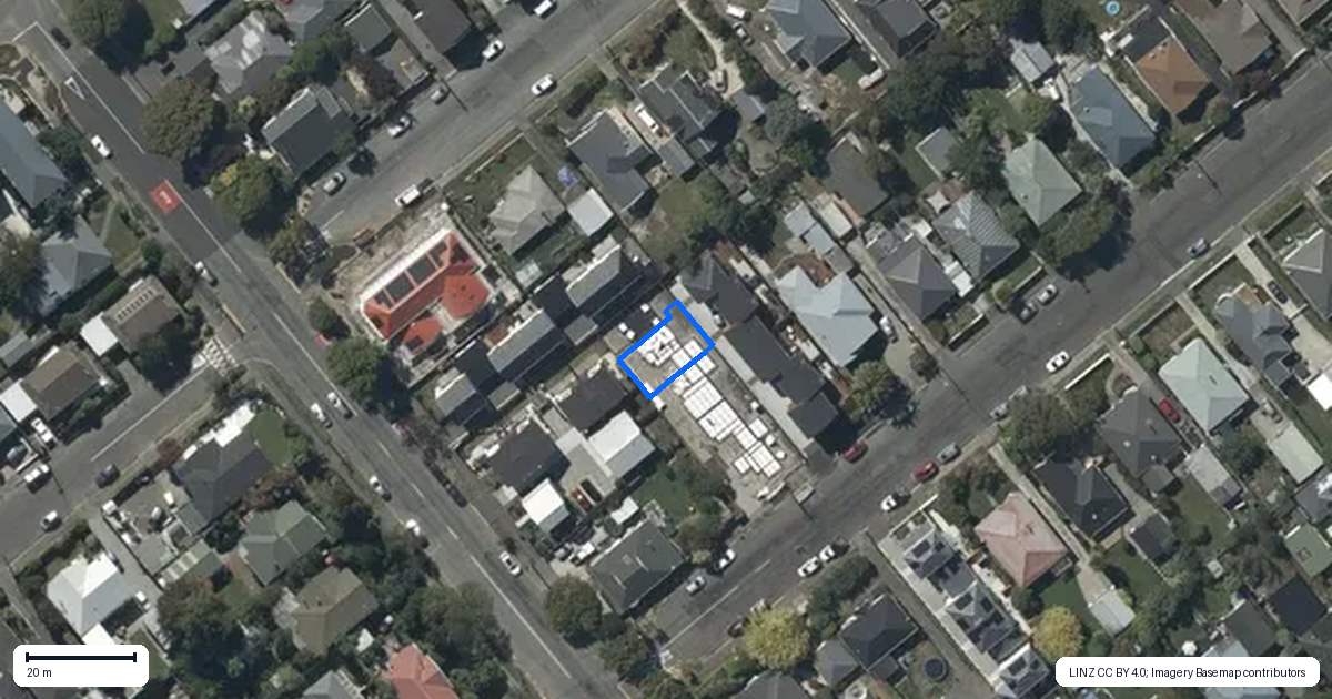 Property context map for 4/27 Redruth Avenue, Spreydon, Christchurch
