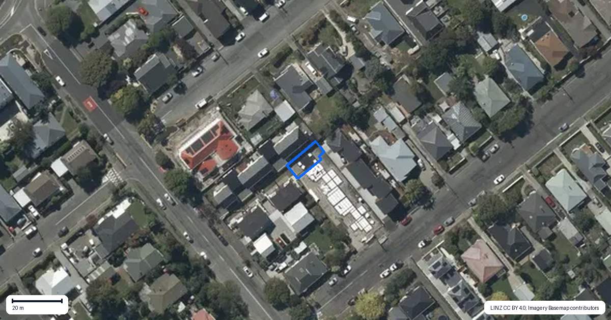 Property context map for 5/27 Redruth Avenue, Spreydon, Christchurch