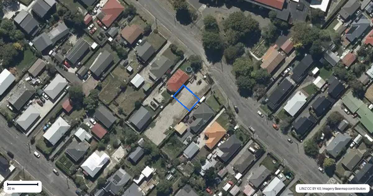Property context map for 2/30 McLean Street, Linwood, Christchurch