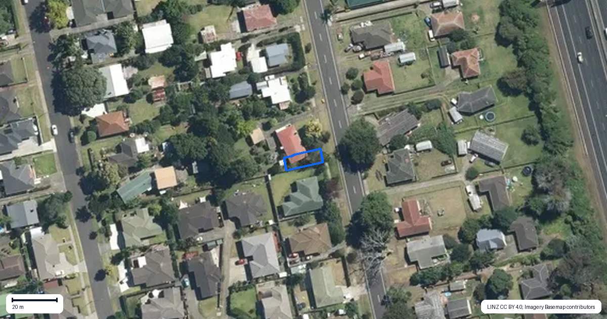Property context map for 37 Crawford Avenue, Mangere Bridge, Auckland