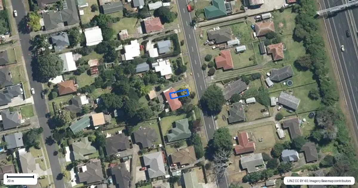 Property context map for 3/35 Crawford Avenue, Mangere Bridge, Auckland