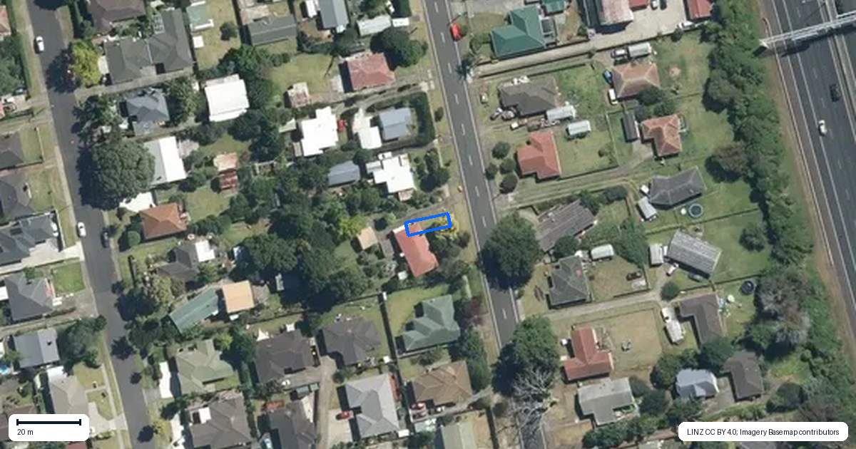 Property context map for 2/35 Crawford Avenue, Mangere Bridge, Auckland