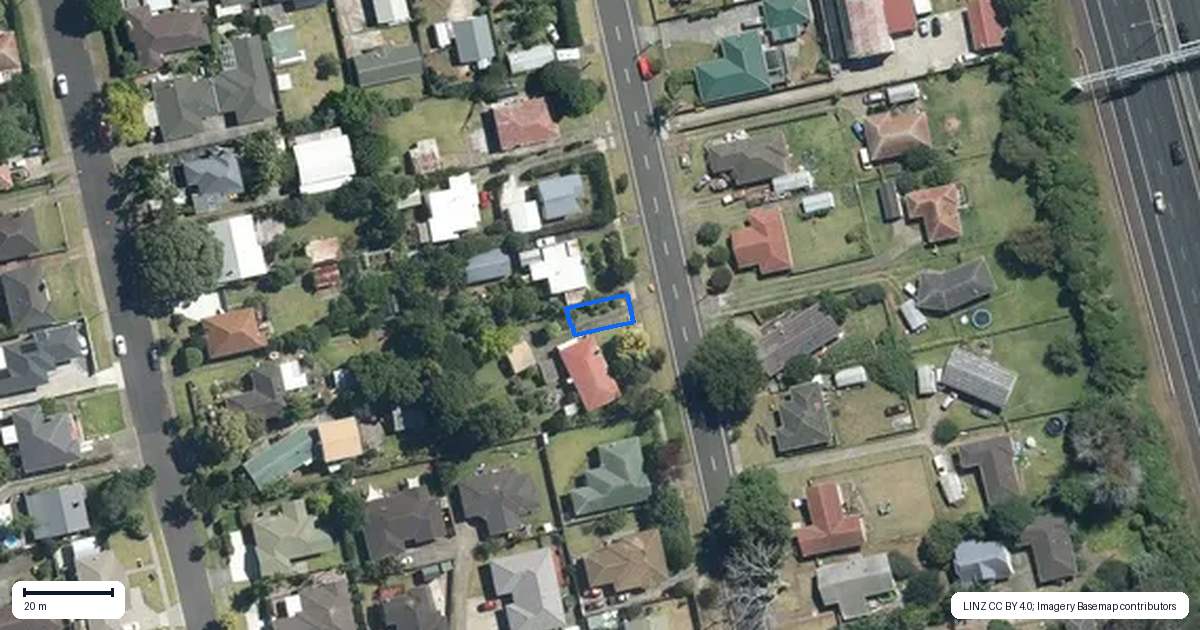 Property context map for 1/35 Crawford Avenue, Mangere Bridge, Auckland