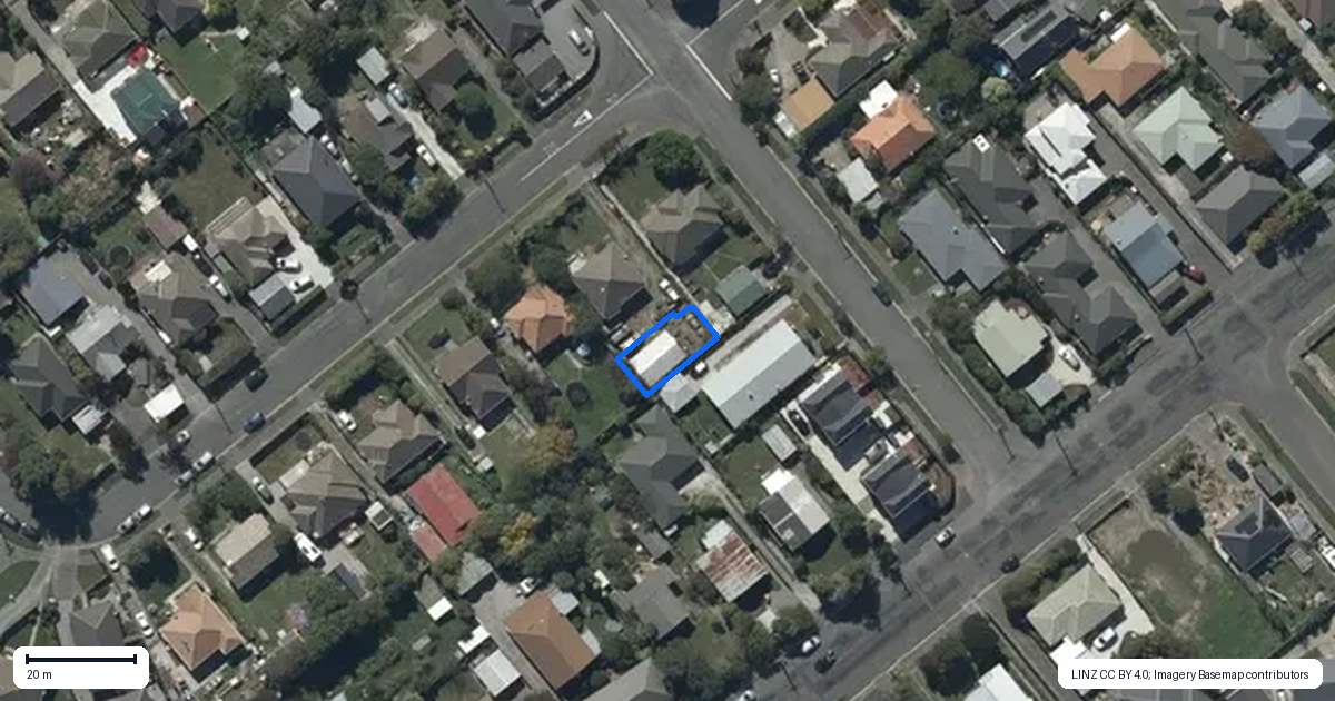 Property context map for 5/9 Winsor Crescent, Spreydon, Christchurch