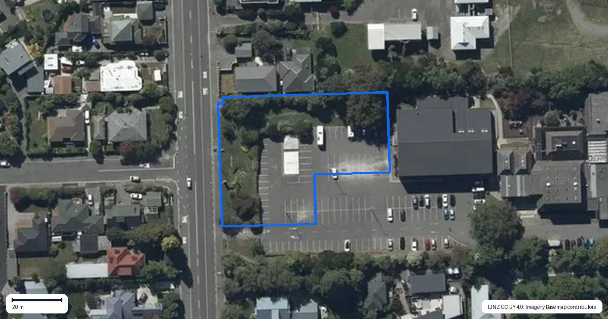 Property context map for 88A Hunter Terrace, Cashmere, Christchurch