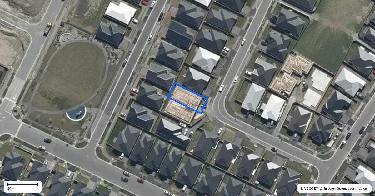 Property context map for 13B Llew Summers Street, Belfast, Christchurch
