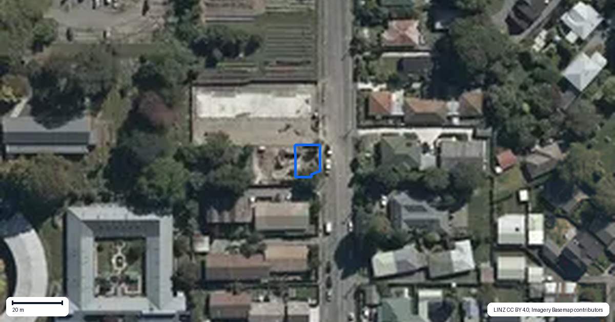 Property context map for 1/37 Trent Street, Linwood, Christchurch